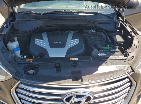 KM8SMDHF7HU176220 2017 HYUNDAI SANTA Brown Vista de la etiqueta del VIN