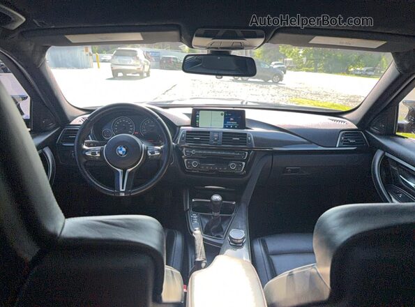 WBS8M9C59G5D30537 2016 BMW M3 Синий Вид задних сидений