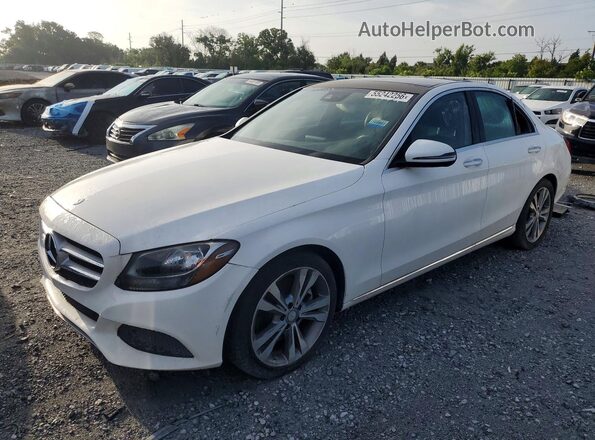 WDDWF4JB1HR254992 2017 MERCEDES-BENZ C White 