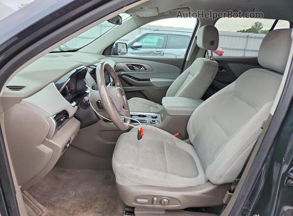 1GNERGKWXKJ237931 2019 CHEVROLET TRAVERSE Black წინა პანელის ხედი
