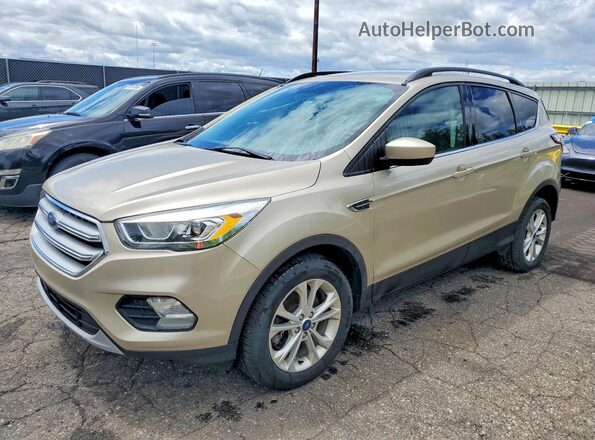 1FMCU9HD3JUA40947 2018 FORD ESCAPE Gold Tył lewy