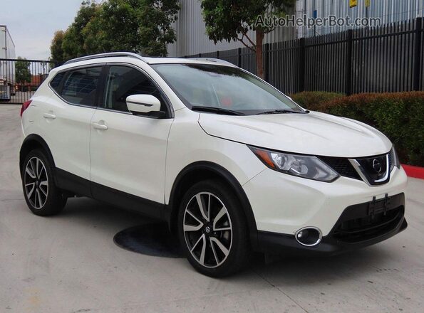 JN1BJ1CR2HW100263 2017 NISSAN ROGUE White Trasero izquierdo