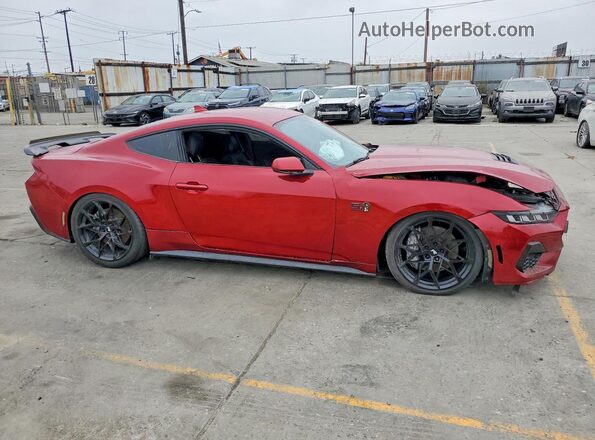 1FA6P8CF8R5400463 2024 FORD MUSTANG Red Widok z przodu