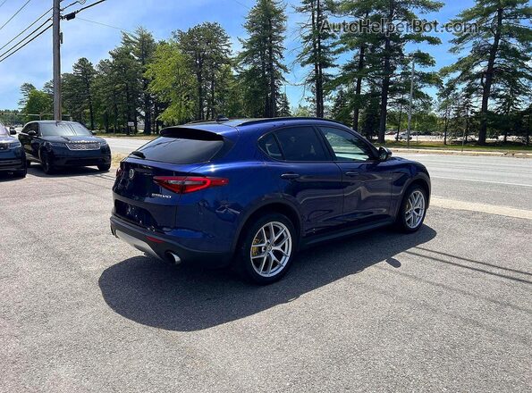 ZASPAKBN7K7C71882 2019 ALFA ROMEO STELVIO Blue Vista frontal