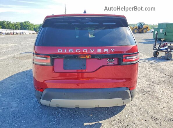 SALRHBBV7HA045682 2017 LAND ROVER DISCOVERY Red Вид салону спереду