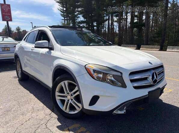 WDCTG4EB6GJ235494 2016 MERCEDES-BENZ GLA White Trasero izquierdo