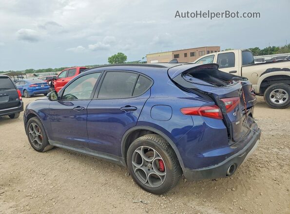 ZASFAKNN4J7B78596 2018 ALFA ROMEO STELVIO Blue Trasero derecho