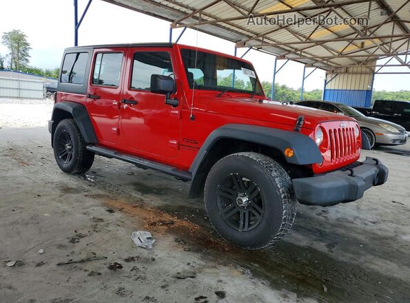 1C4BJWKG6GL107534 2016 JEEP WRANGLER Красный Вид спереди