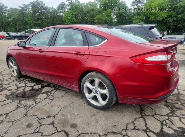 3FA6P0HD3GR295625 2016 FORD FUSION Red უკანა მარჯვენა