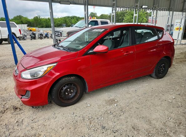 KMHCT5AE8GU262925 2016 HYUNDAI ACCENT Red Tył lewy