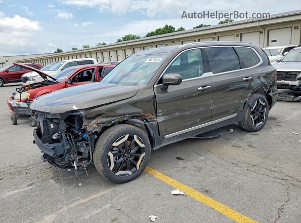 5XYP6DGCXSG693032 2025 KIA TELLURIDE Green Задня ліва чверть