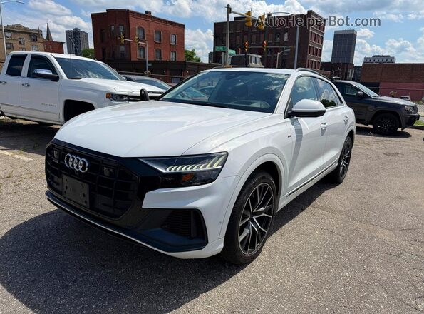 WA1FVAF12KD034643 2019 AUDI Q8 White Հետևի ձախ