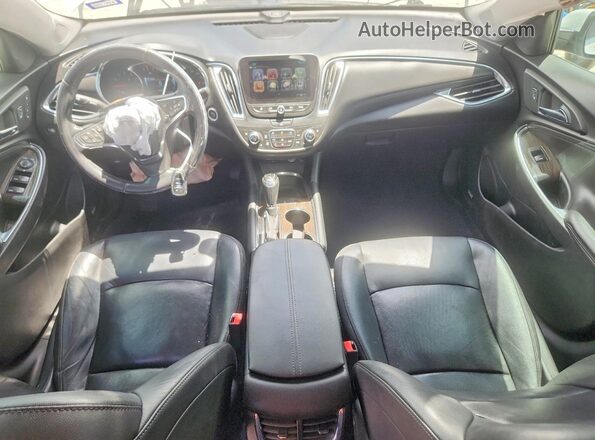 1G1ZE5SX4JF287110 2018 CHEVROLET MALIBU White ხელსაწყოთა პანელის ხედი