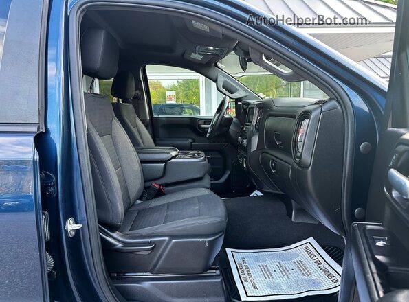 1GCPDBEK7NZ549593 2022 CHEVROLET SILVERADO Blue 