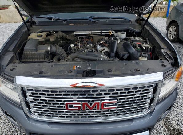 1GTP6EE18K1208782 2019 GMC CANYON Gray Вид підкапотного простору
