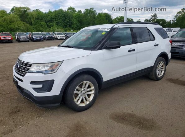 1FM5K8B83GGB00169 2016 FORD EXPLORER White 
