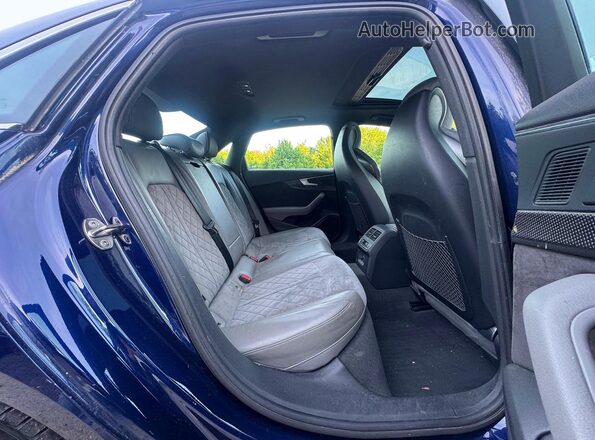 WAUB4AF40JA003891 2018 AUDI S4 Blue წინა სალონის ხედი