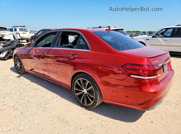 WDDHF5KB9GB256994 2016 MERCEDES-BENZ E Red 