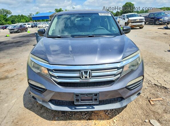 5FNYF5H19HB003052 2017 HONDA PILOT Gray 