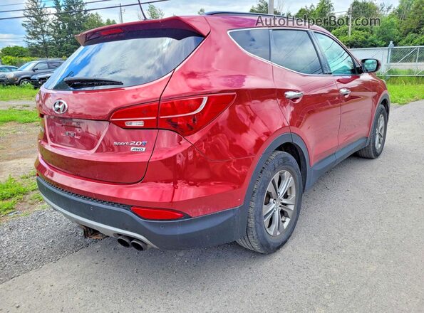 5XYZUDLA1GG361944 2016 HYUNDAI SANTA Red Vista frontal