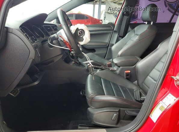 3VW6T7AU5MM002435 2021 VOLKSWAGEN GTI Red წინა პანელის ხედი