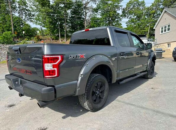 1FTEW1E59KFC43322 2019 FORD F150 Черный Передняя правая четверть