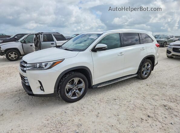 5TDYZRFH6HS199204 2017 TOYOTA HIGHLANDER Белый Задняя левая четверть