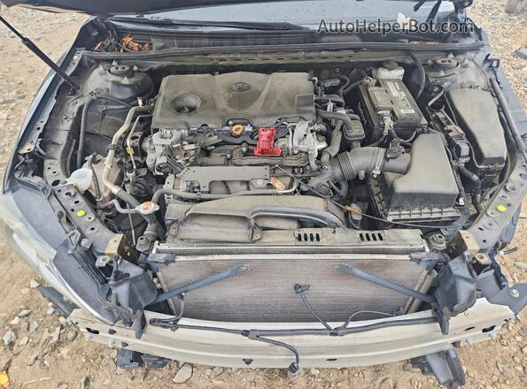 4T1B11HK5KU255171 2019 TOYOTA CAMRY Black Vista del compartimento del motor