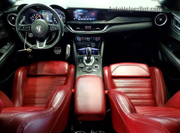 ZASPAJAN1N7D47094 2022 ALFA ROMEO STELVIO White Widok zestawu wskaźników