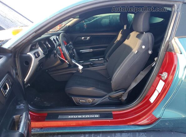 1FA6P8TH6G5275364 2016 FORD MUSTANG Teal Widok deski rozdzielczej
