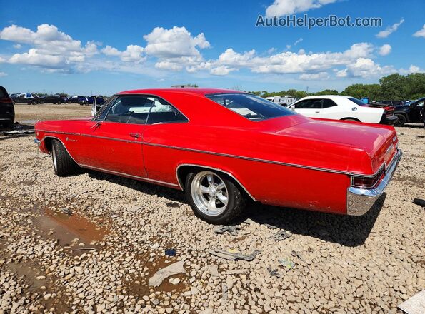164376N148099 1966 CHEVROLET IMPALA Красный Задняя левая четверть