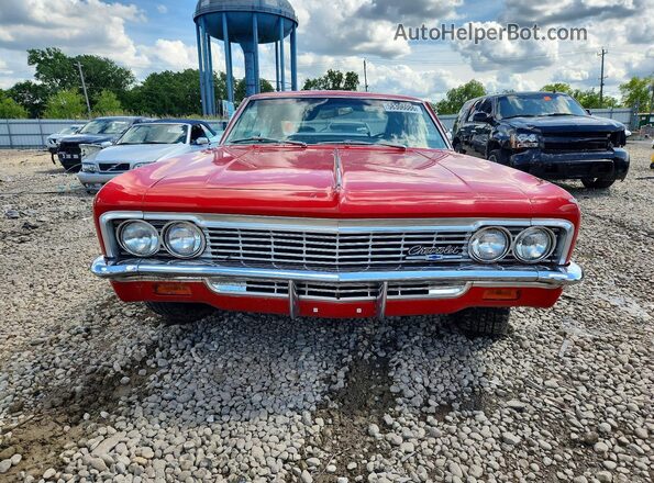 164376N148099 1966 CHEVROLET IMPALA Красный Вид спереди