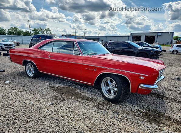 164376N148099 1966 CHEVROLET IMPALA Красный Передняя правая четверть