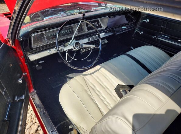 164376N148099 1966 CHEVROLET IMPALA Красный Вид панели приборов