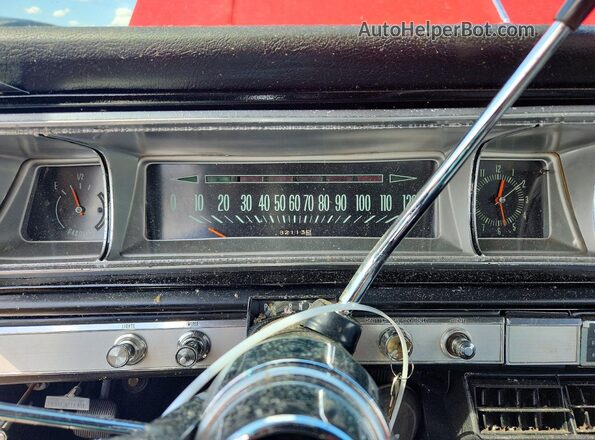 164376N148099 1966 CHEVROLET IMPALA Красный Вид щитка приборов