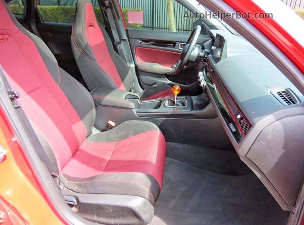 2HGFE1E52NH473702 2022 HONDA CIVIC Red უკანა ხედი