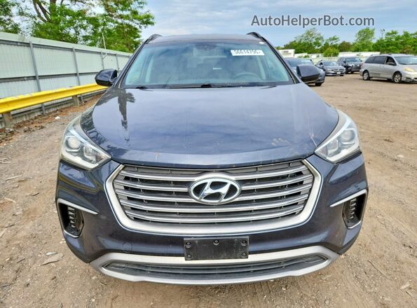KM8SMDHF2HU191739 2017 HYUNDAI SANTA Серый Вид сзади