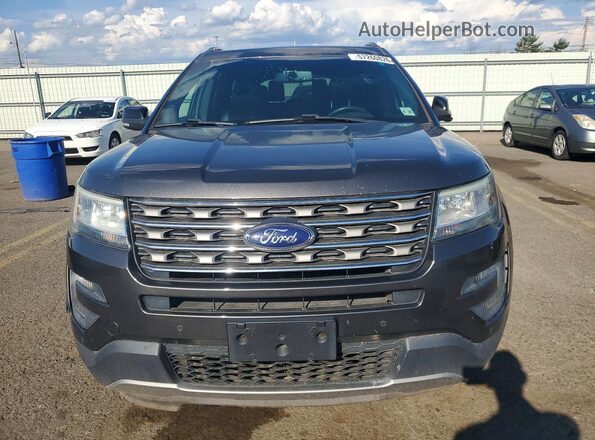 1FM5K8DH4GGA49620 2016 FORD EXPLORER Gray უკანა ხედი