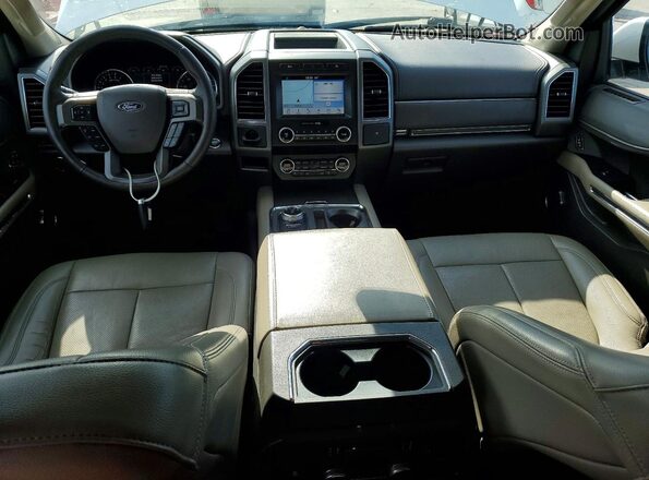 1FMJK1HT0KEA21418 2019 FORD EXPEDITION Белый Вид щитка приборов