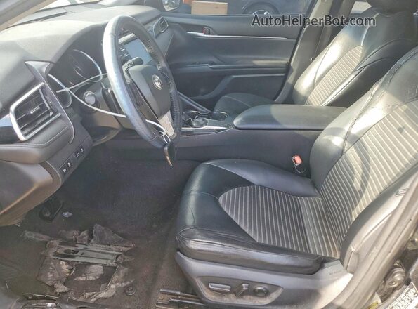 4T1B11HK1JU101975 2018 TOYOTA CAMRY Black Вид панелі приладів