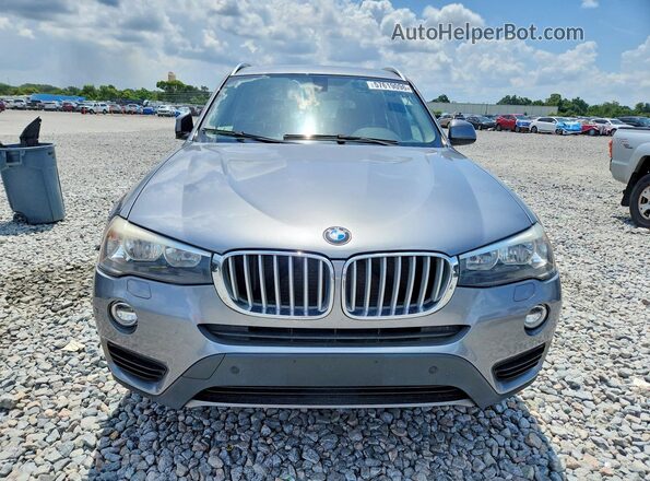 5UXWX9C35H0W69987 2017 BMW X3 Gray Widok z tyłu