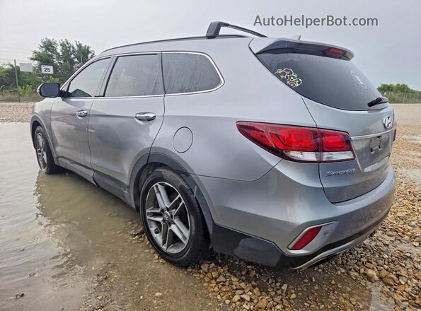 KM8SR4HF7HU167969 2017 HYUNDAI SANTA Gray Tył prawy