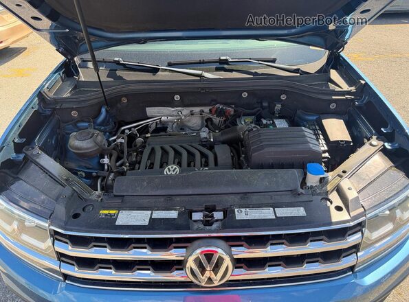 1V2UR2CA3KC548517 2019 VOLKSWAGEN ATLAS Blue Vista del salpicadero