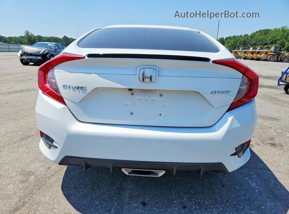 2HGFC2F83MH559619 2021 HONDA CIVIC Белый Вид салона спереди