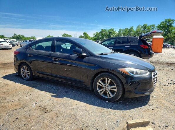 5NPD84LF5JH270976 2018 HYUNDAI ELANTRA Black Front view