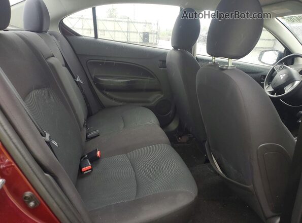 ML32F3FJ1JHF15171 2018 MITSUBISHI MIRAGE Maroon Вид задньої частини салону