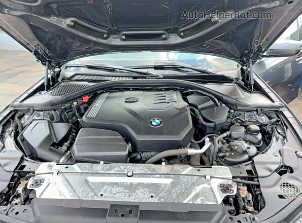 3MW5R7J02L8B39234 2020 BMW 3 SERIES Gray Widok deski rozdzielczej