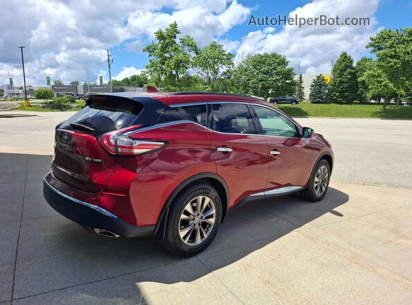 5N1AZ2MH7JN167140 2018 NISSAN MURANO Red Դիմացի տեսք