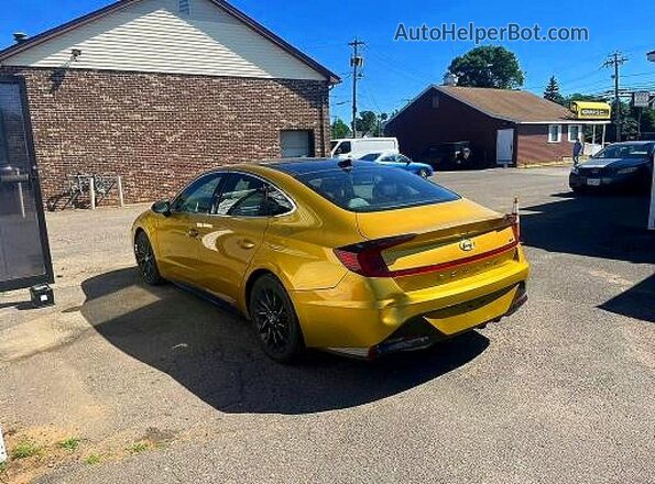 5NPEJ4J2XLH016739 2020 HYUNDAI SONATA Yellow Rear right
