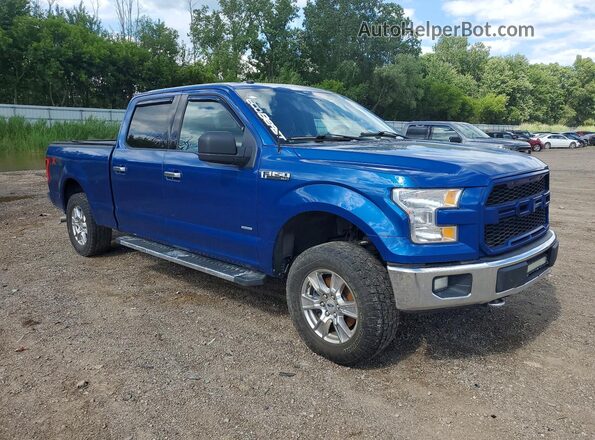 1FTFW1EG3HFC68053 2017 FORD F150 Blue Vista frontal